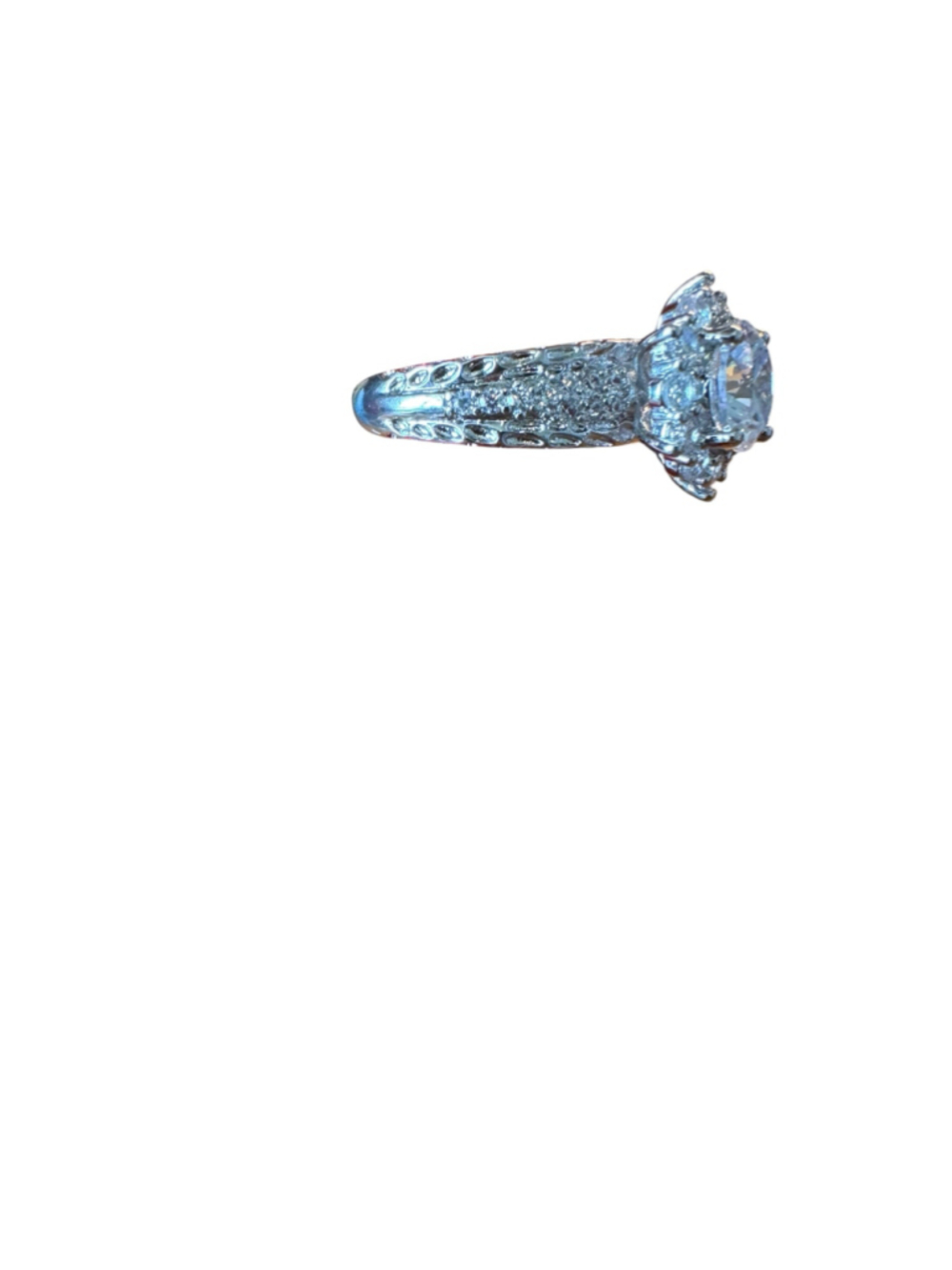 2.00 CT Moissanite Ring, Size 7.5 - Brand New - Picture 4 of 4